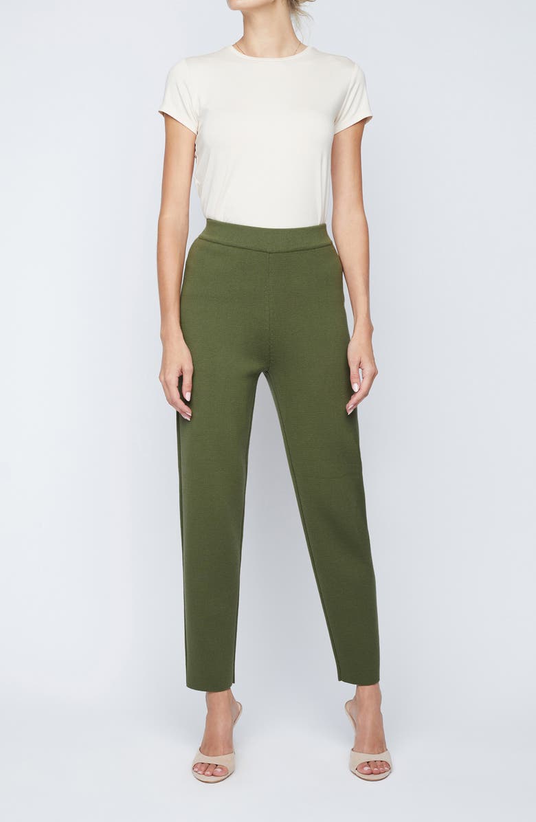 L'AGENCE Saskia Straight Leg Knit Pants, Alternate, color,