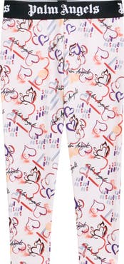 Palm Angels Allover Print Class Logo Leggings