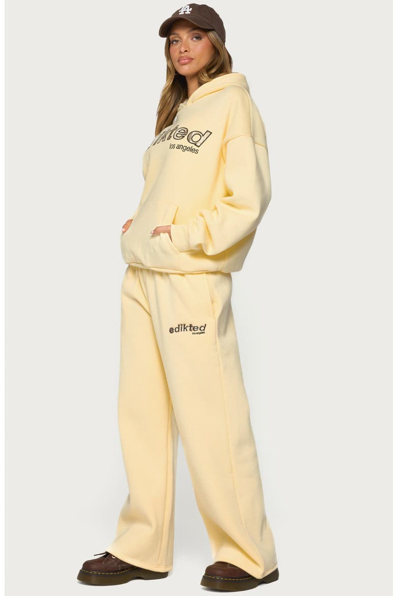 West Coast Camo Logo Oversize Hoodie, Alternate, color, LIGHT-YELLOW