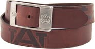 EAGLES WINGS Auburn Tigers Brandish Leather Belt - Brown