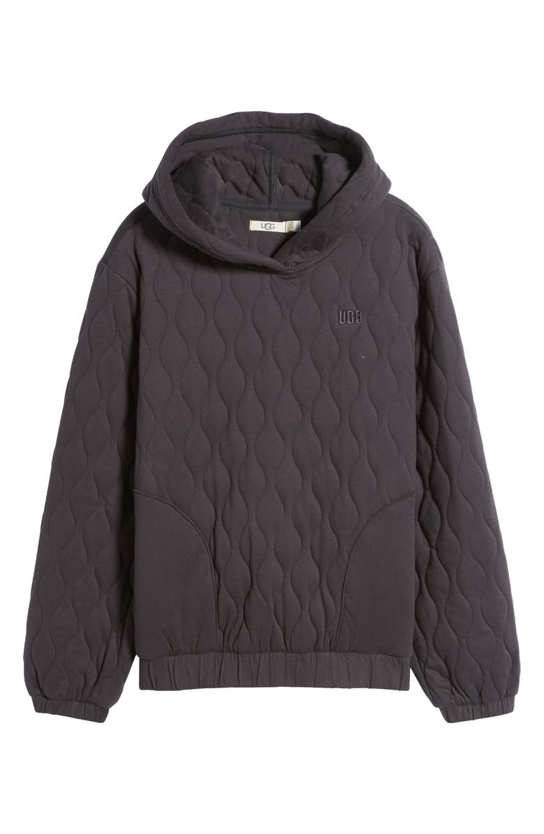 UGG<sup>®</sup> Chason Quilted Cotton Hoodie, Alternate, color, 
