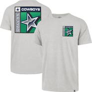 '47 Men's '47  Heather Gray Dallas Cowboys Chrome Plate Franklin T-Shirt