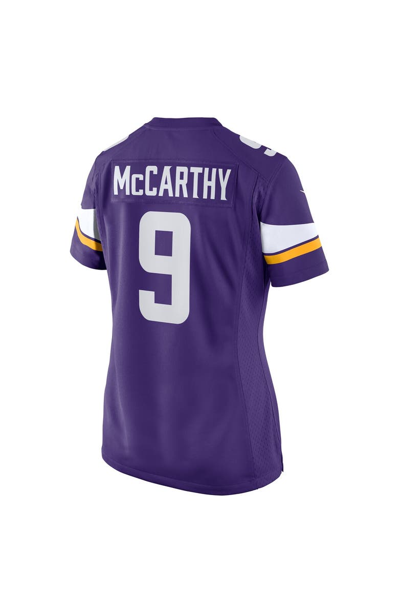 Nike Women's Nike J.J. McCarthy Purple Minnesota Vikings 2024 NFL Draft First Round Pick Player Game Jersey, Alternate, color, Purple