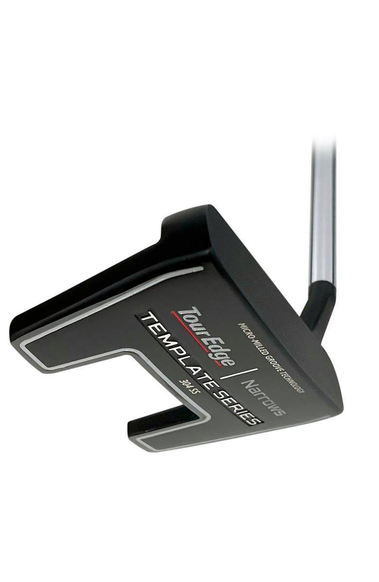 Tour Edge Template Narrows Black Mens Left Hand Putter - 35in, Main, color, Black