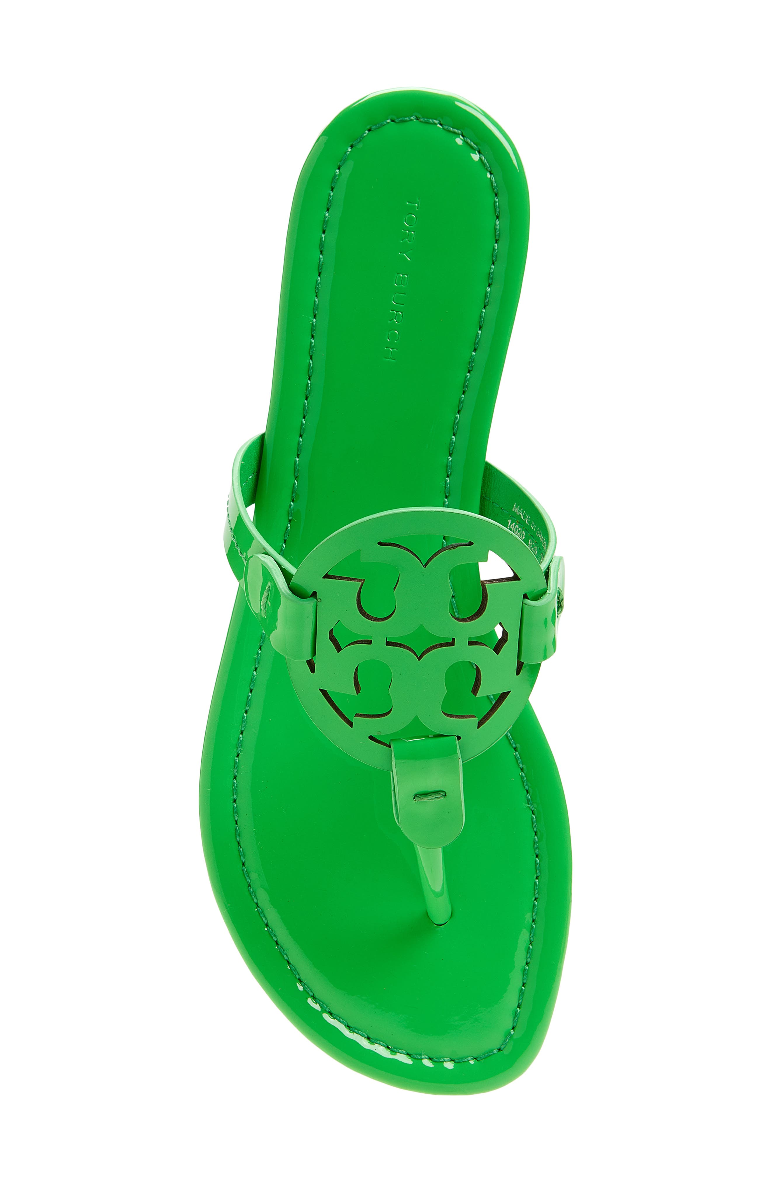Miller Thong Sandal, Alternate, color, BRIGHT GREEN