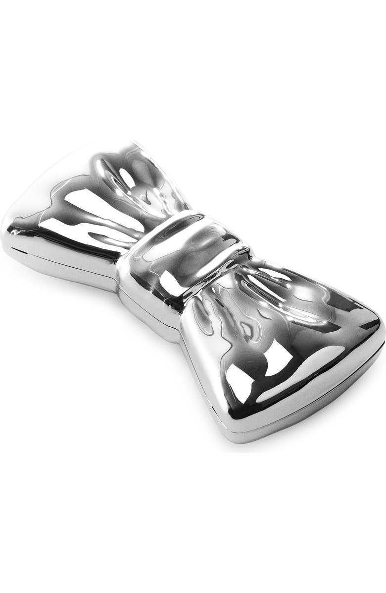 MANGO Metallic Bow Clutch, Alternate, color,