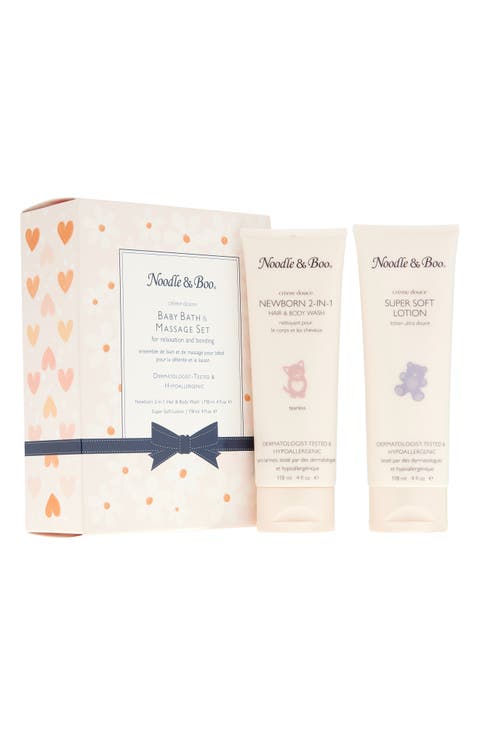 Baby Bath & Massage Gift Set