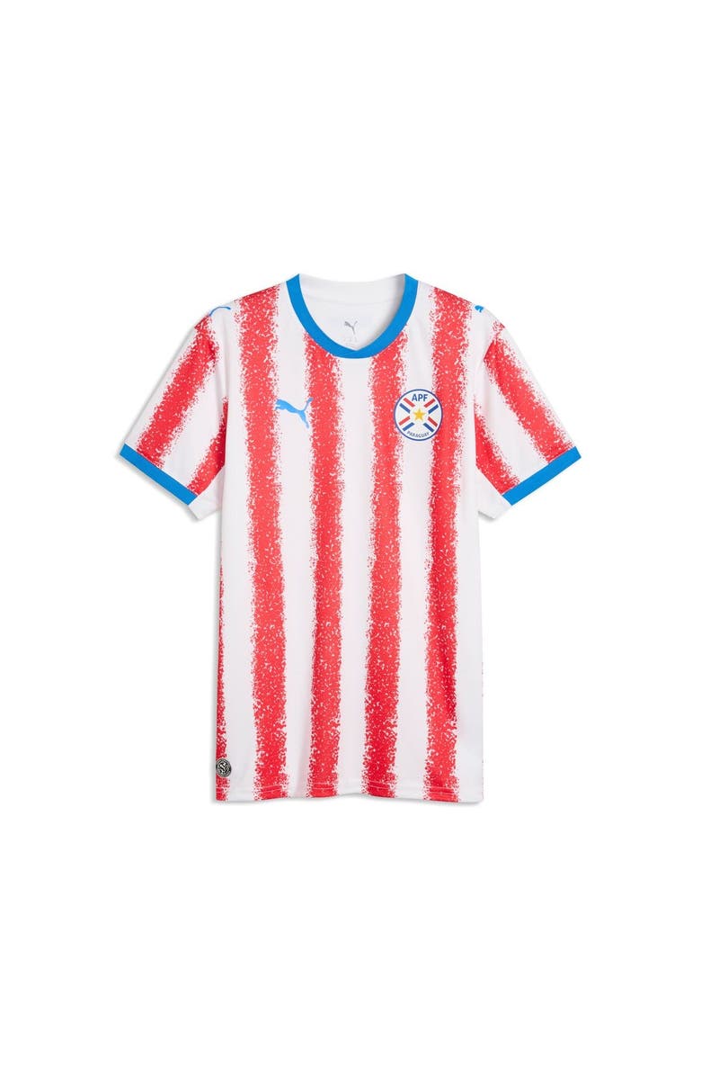 PUMA Men's Puma White Paraguay National Team 2026 Home Replica Jersey, Alternate, color, White