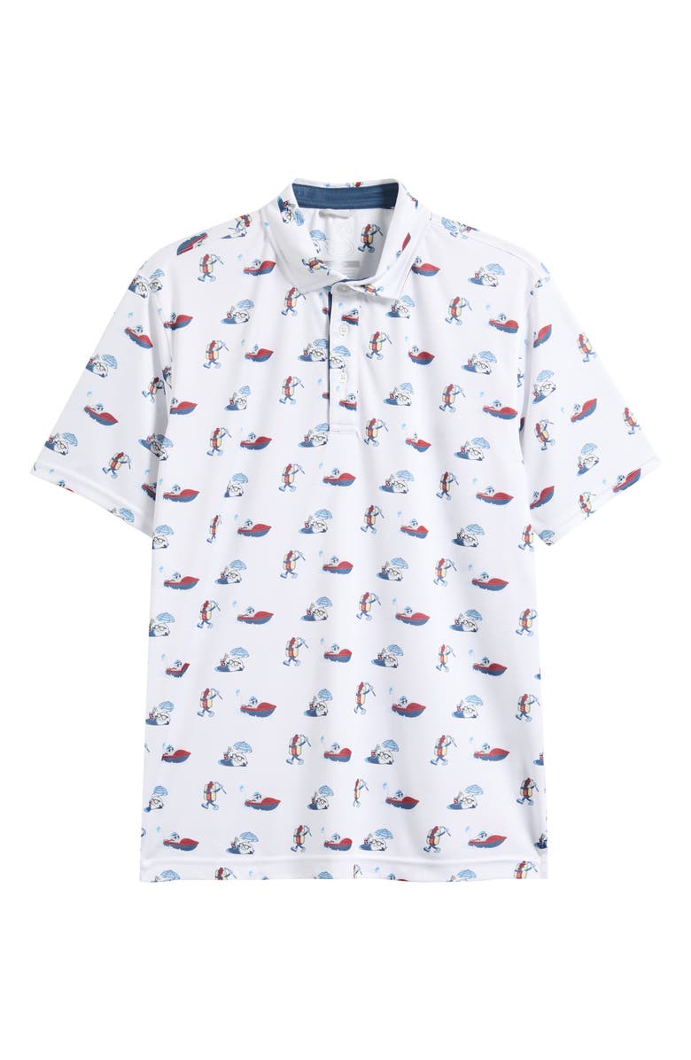 Swannies Compass Polo, Main, color, White