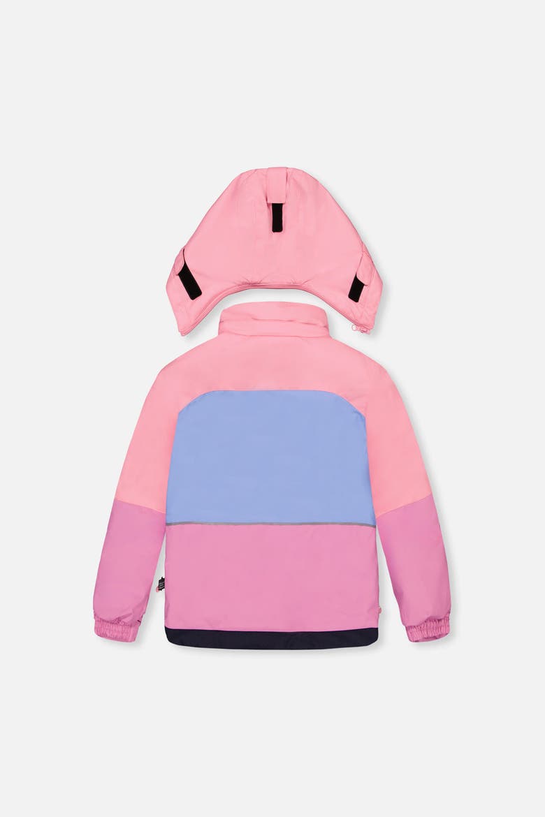 Play Colorblock Jacket & Floral Pants Two Piece Snowsuit, Alternate, color, Pink Watercolor Floral Print
