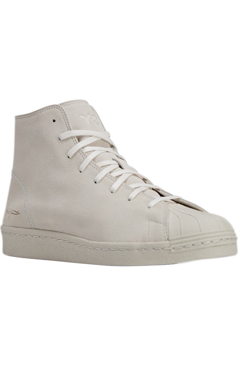 adidas Y-3 Pro Model High Top Sneaker, Main, color, Talc/ Talc/ White