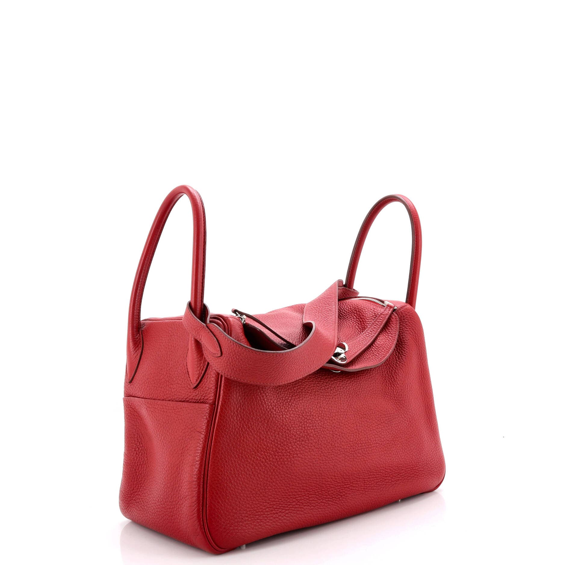 Lindy Bag Clemence 34, Alternate, color, Rouge Garance