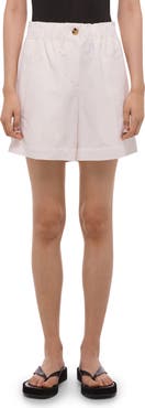 Helmut Lang Cotton & Linen Shorts