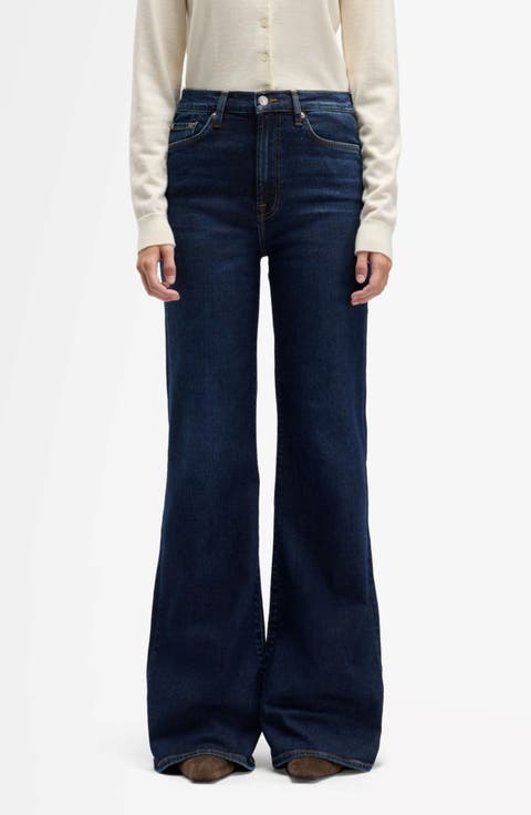 Modern Dojo High Waist Flare Jeans (Bluecrest)