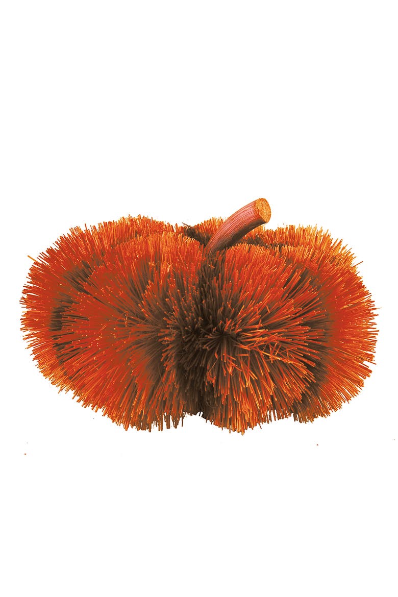 Buri Pumpkin Fall Figurine Small Set of 2, Main, color, Orange