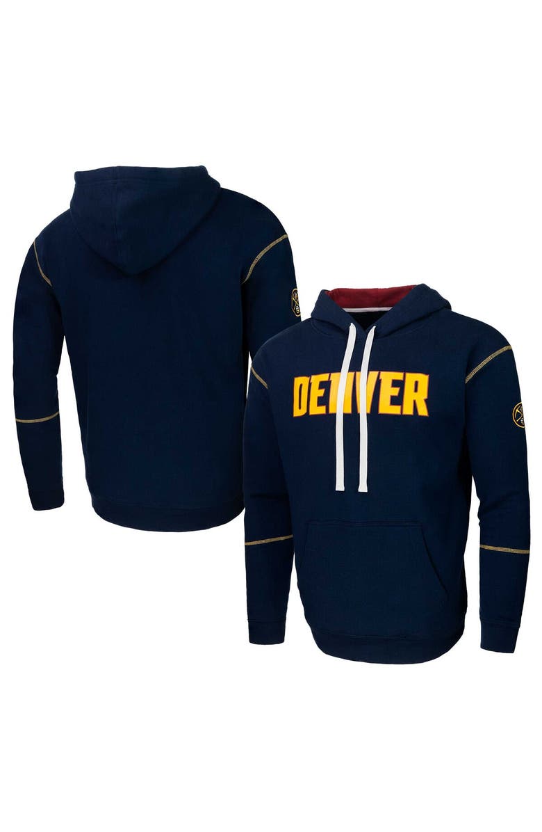 Stadium Essentials Unisex Navy Stadium Essentials Denver Nuggets Monument Pullover Hoodie, Main, color, 