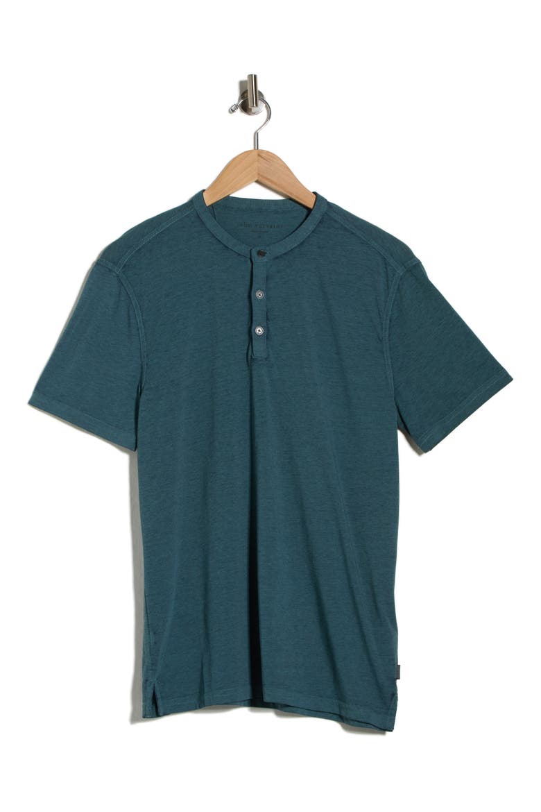 Duke Short Sleeve Henley, Alternate, color, MEDITERRANEAN