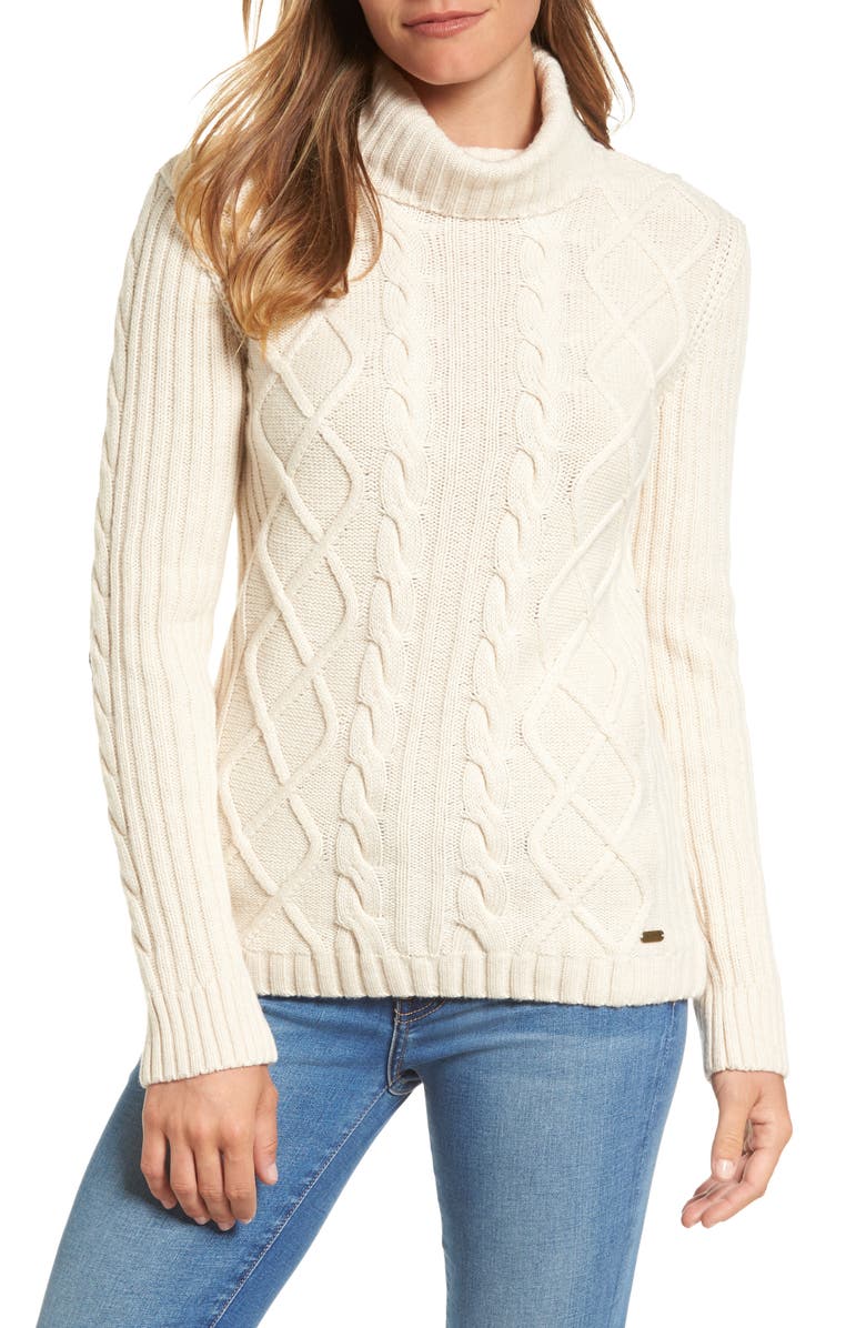 Barbour Fraser Sweater, Main, color, Oatmeal