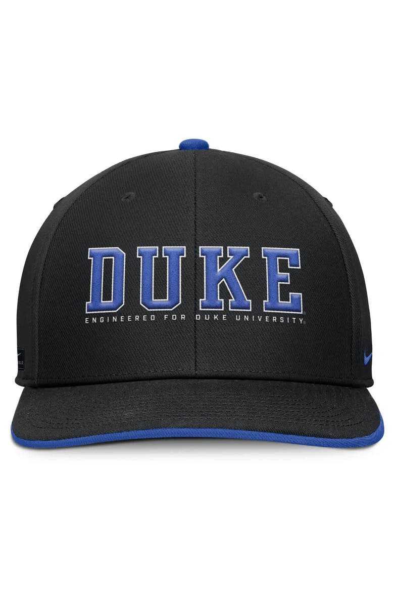 Nike Men's Nike Black Duke Blue Devils 2025 On-Field Pro Performance Adjustable Hat, Alternate, color, Black