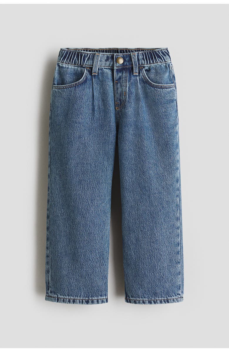 H&M Wide Leg Jeans, Main, color, Blue