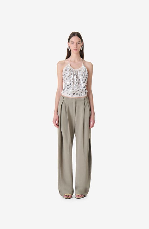 Sonja Wide-Leg Trousers