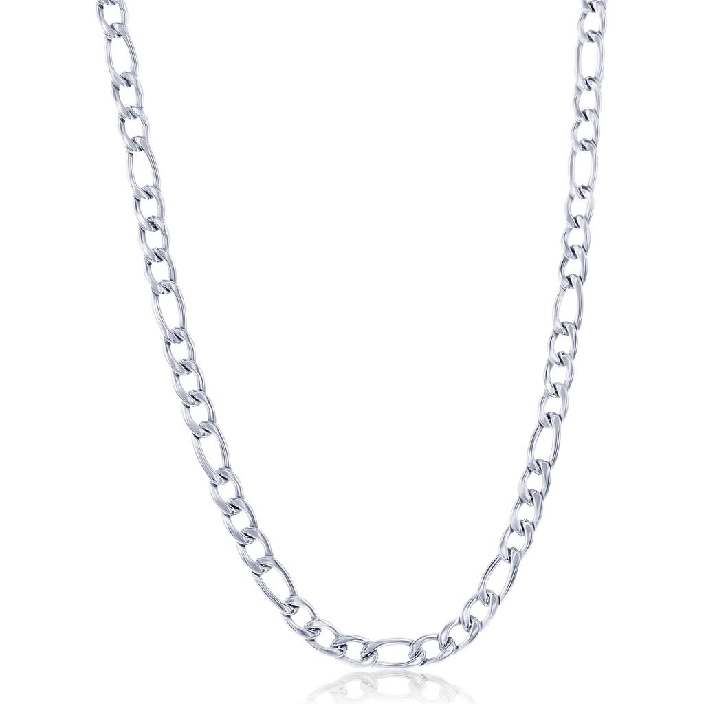 Blackjack 4mm Figaro Chain Necklace