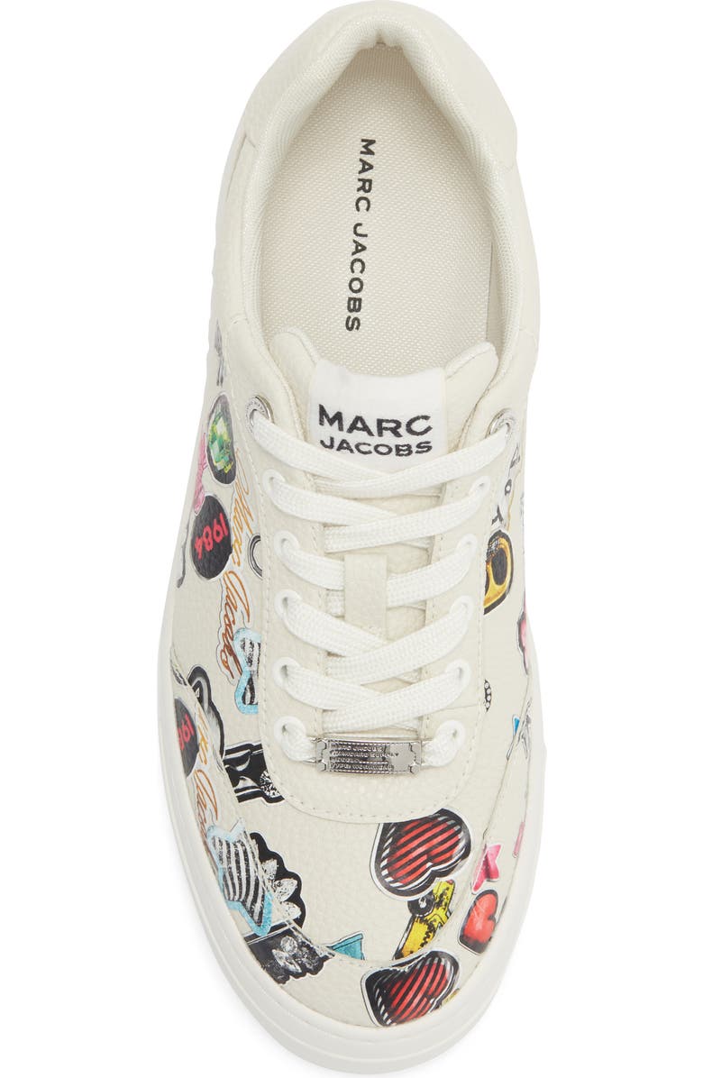 Marc Jacobs Bold Logo Platform Sneaker, Alternate, color, White Multi