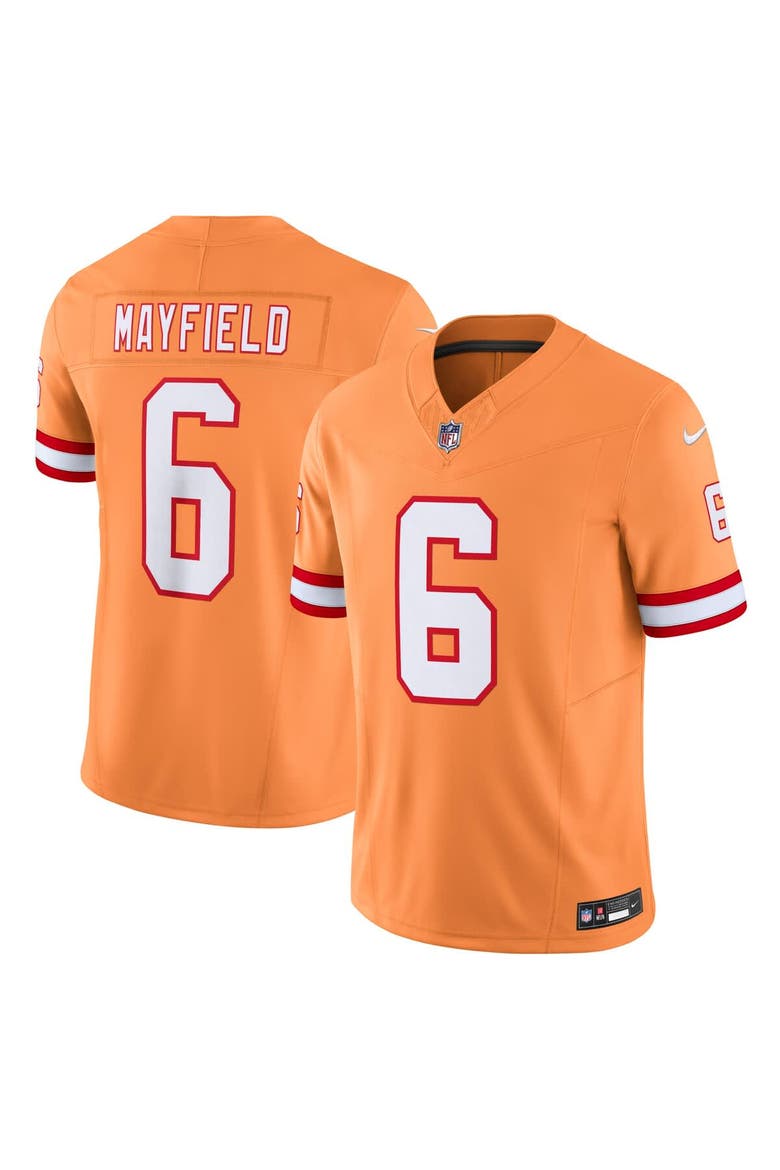 Men's Nike Baker Mayfield Orange Tampa Bay Buccaneers 2nd Alternate Vapor F.U.S.E. Limited Jersey, Main, color, Orange