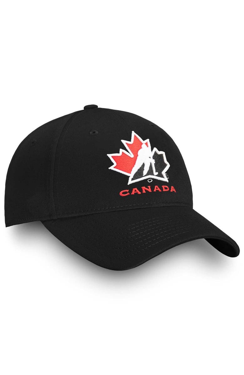FANATICS Men's Fanatics Branded Black Hockey Canada Core Adjustable Hat, Alternate, color, Black