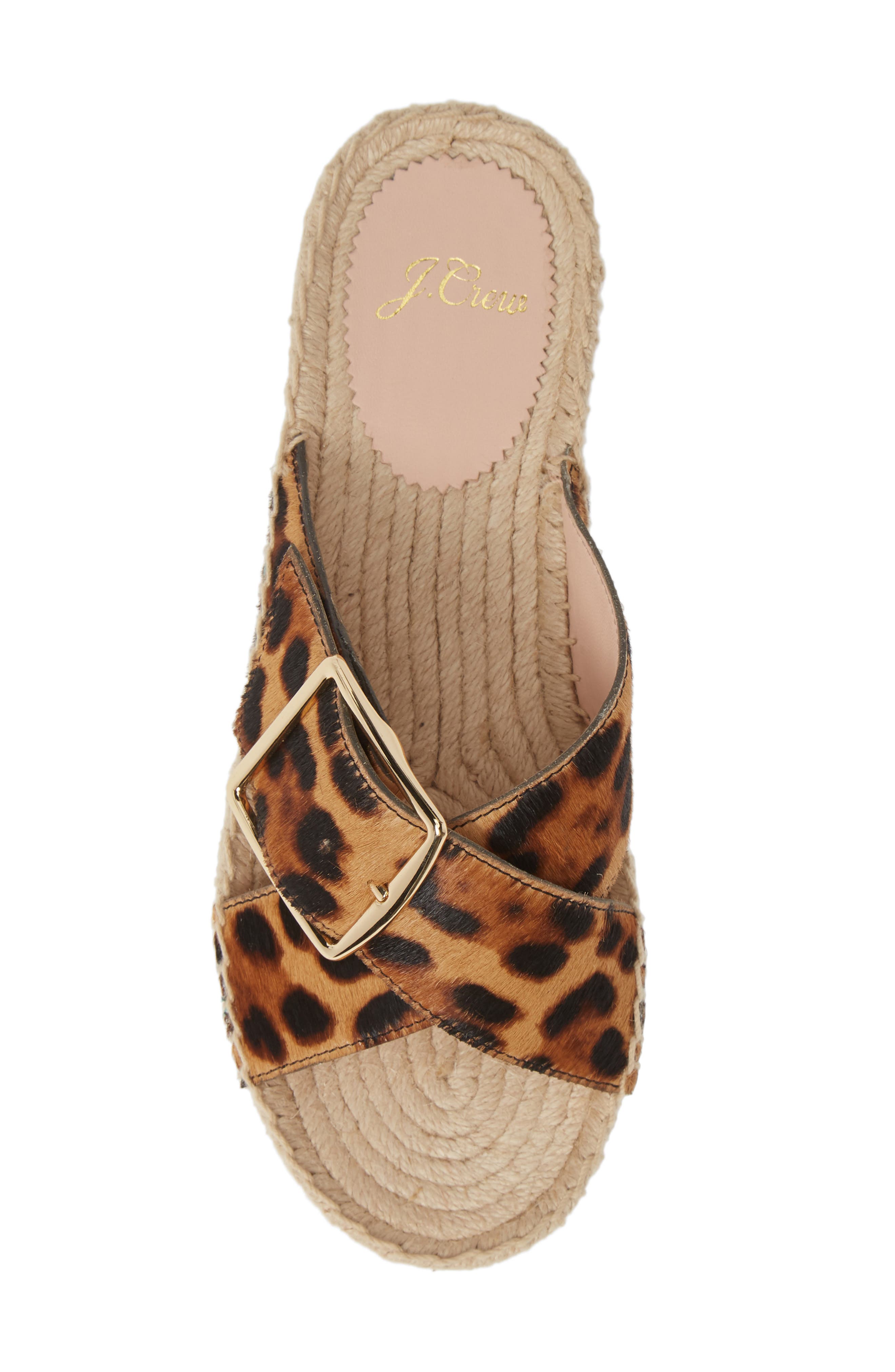 J.Crew Buckle Cross Strap Espadrille Sandal, Alternate, color, 