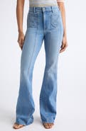Veronica Beard Beverley High Waist Flare Jeans