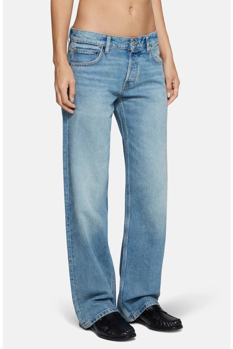 Low Rise Baggy Wide Leg Jeans, Alternate, color, LUNA