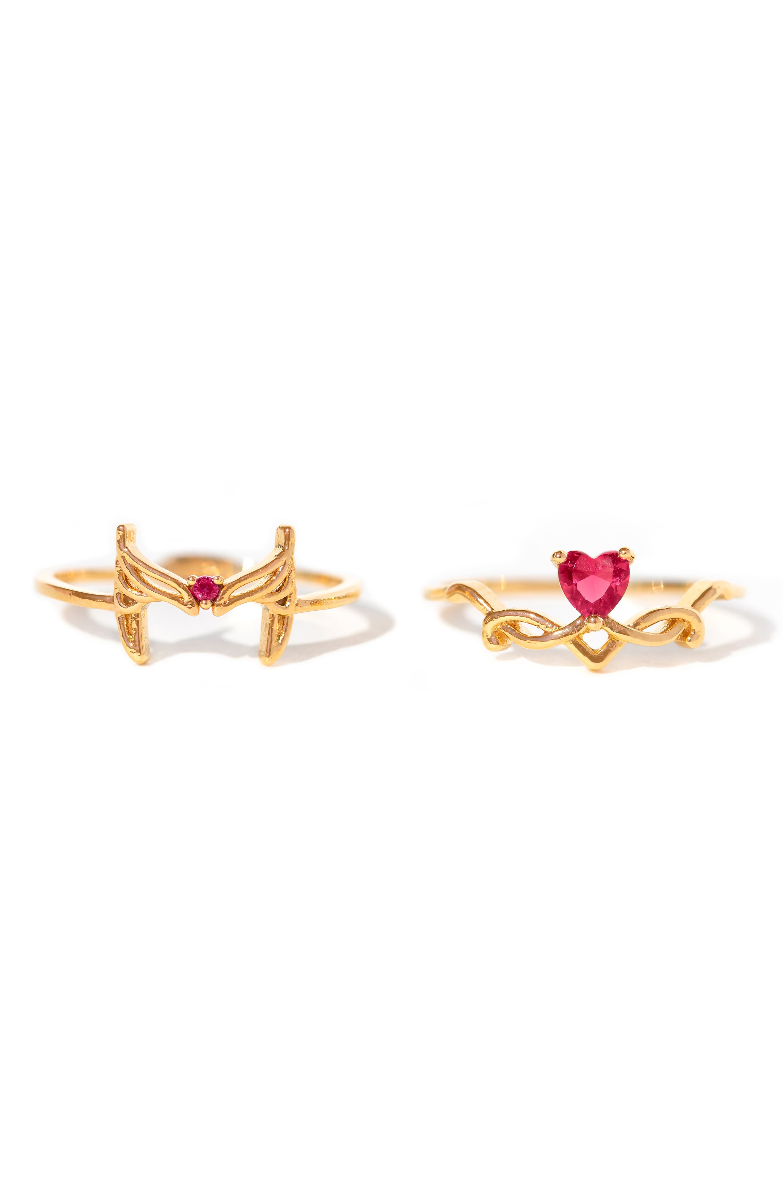 Girls Crew x Marvel Studios Scarlet Witch Ring Set (Women) | Nordstrom