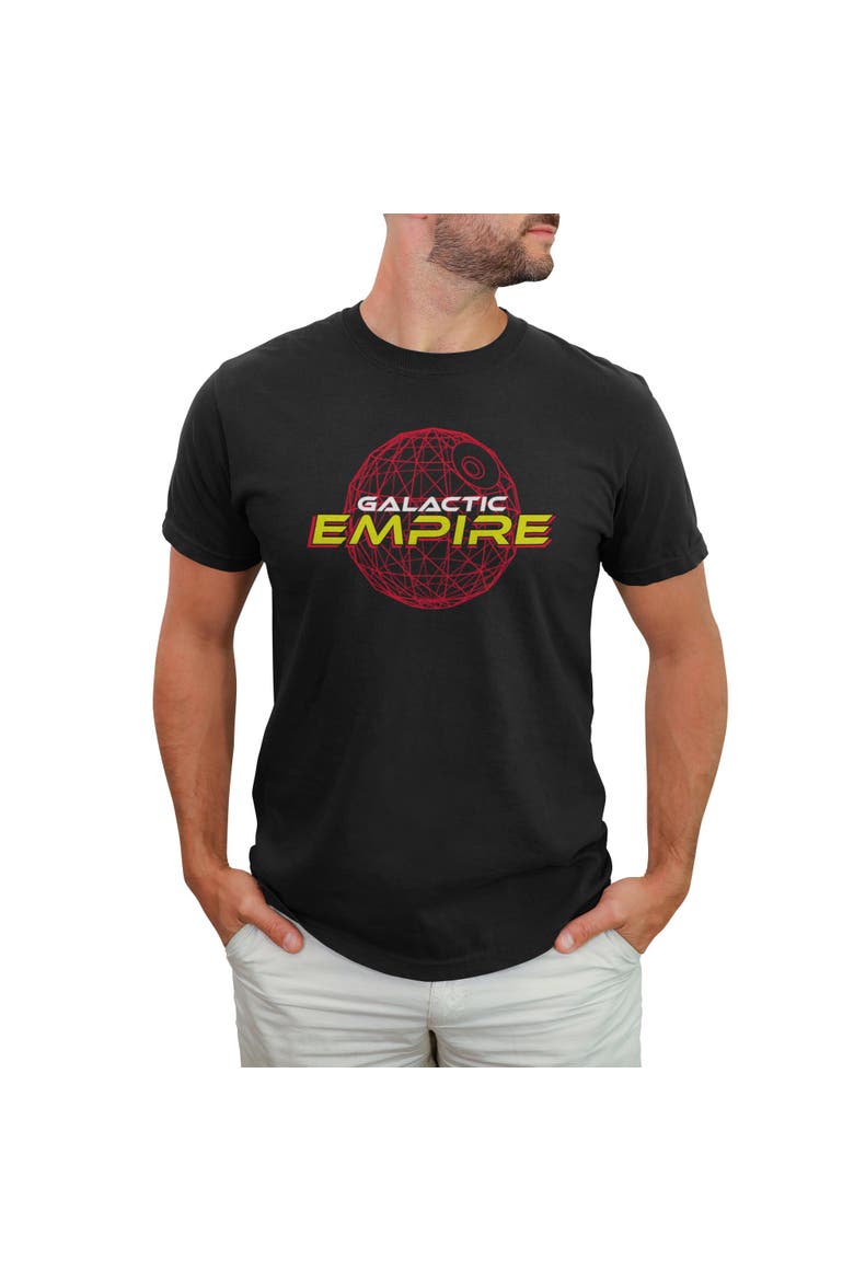 Men's Galactic Empire Death Star Short Sleeve Graphic T-Shirt, Main, color, Black