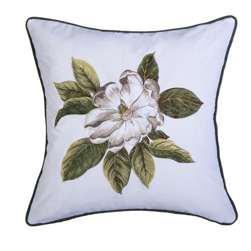 C & F Home C&f Home Garden Magnolia Graphic Print Throw Pillow, 18" X 18" In Multi