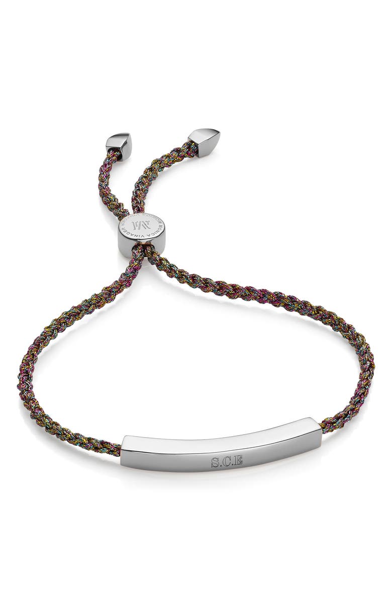 Monica Vinader Linear Friendship Bracelet, Main, color,