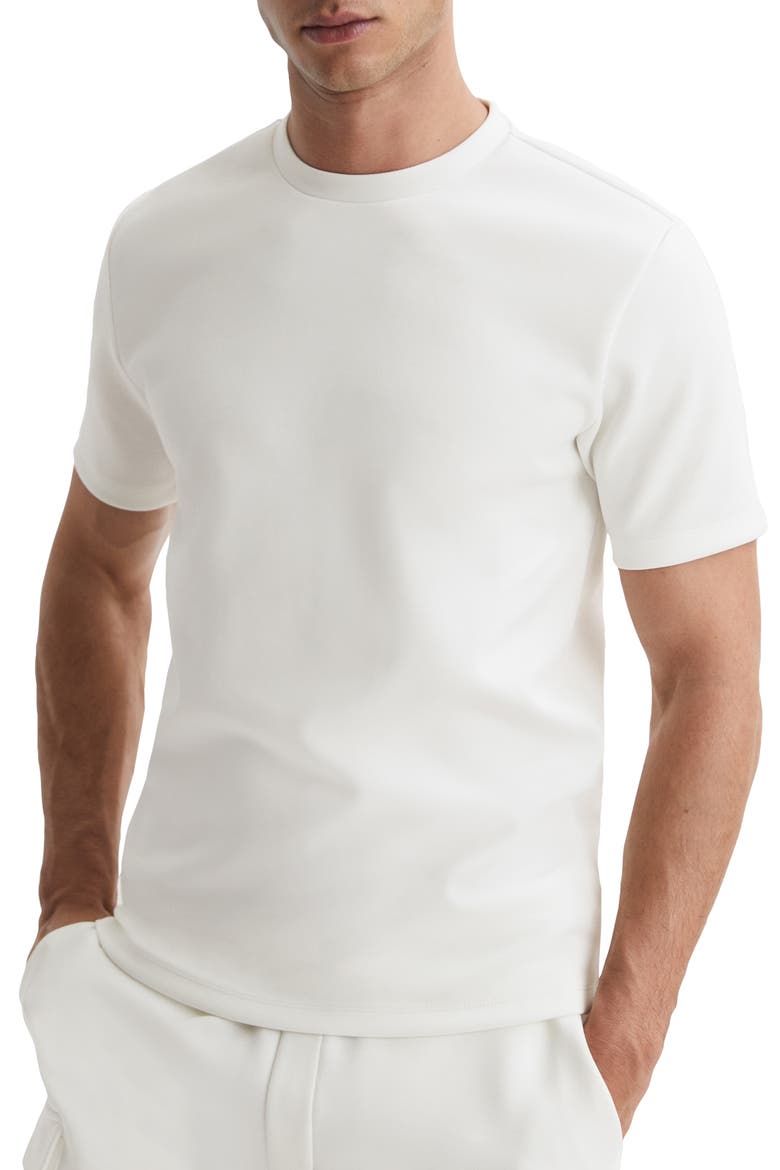 Bradley Crewneck T-Shirt, Main, color, WHITE