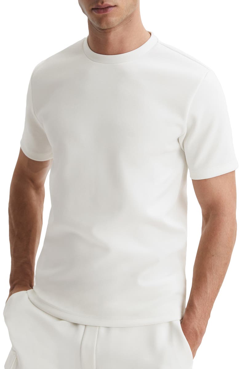 Reiss Bradley Crewneck T-Shirt, Main, color, White