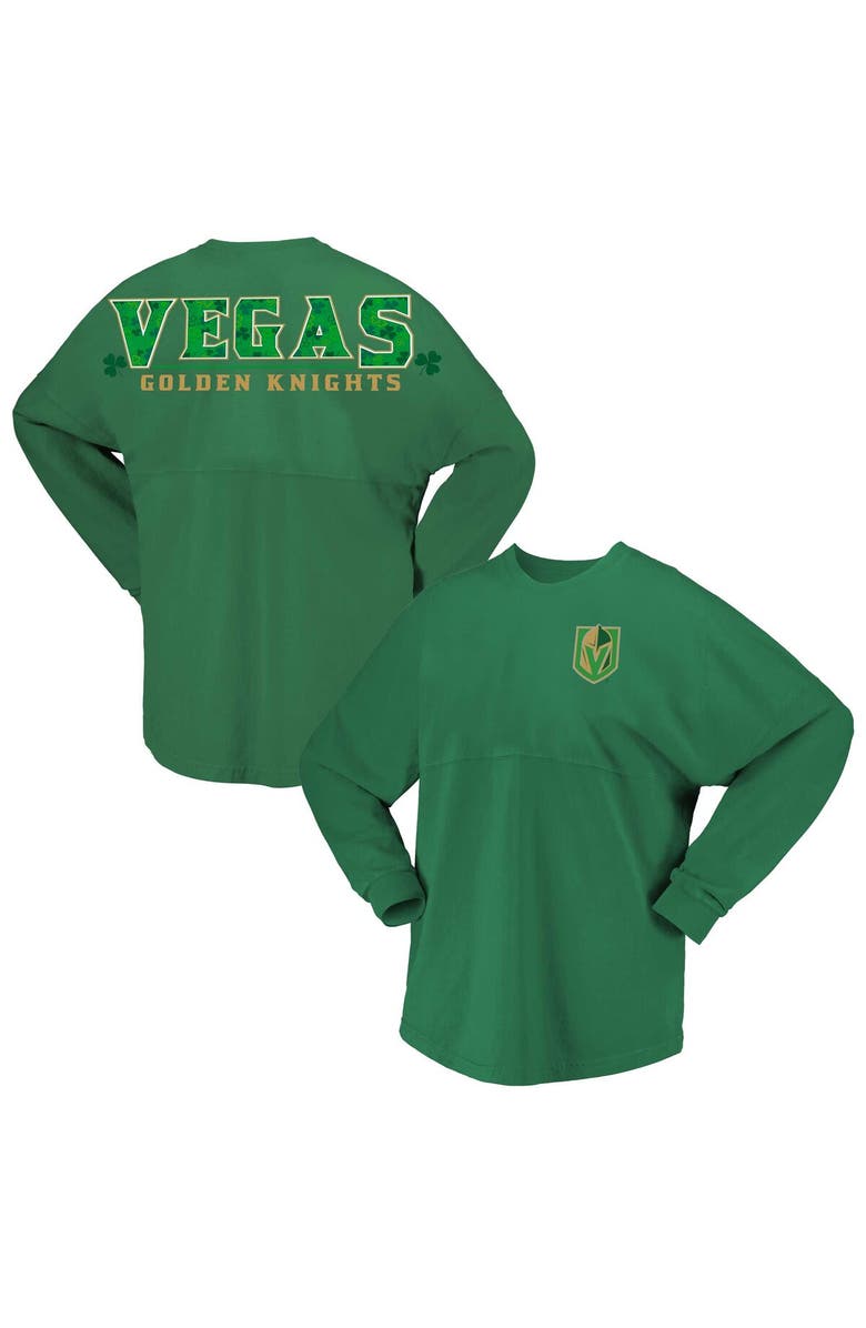 FANATICS Women's Fanatics Branded Kelly Green Vegas Golden Knights St. Patrick's Day Spirit Jersey T-Shirt, Alternate, color, Kelly Green