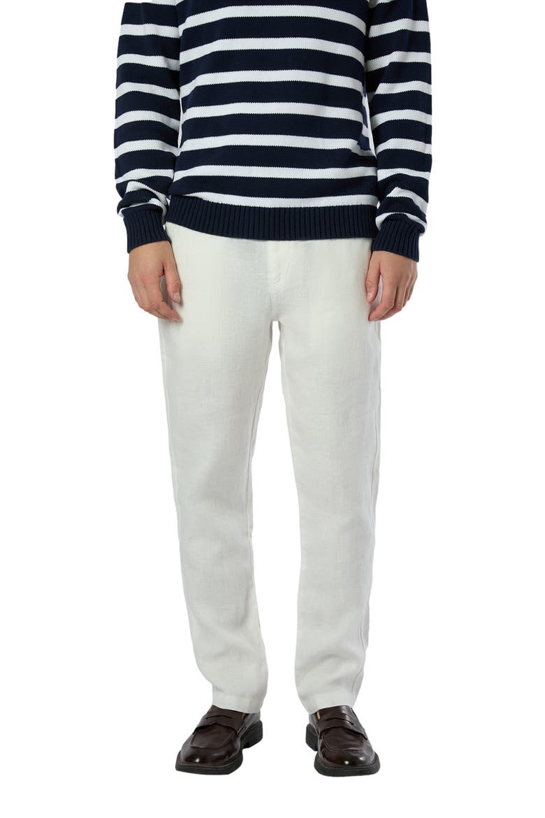 Linen Trouser, Alternate, color, WHITE