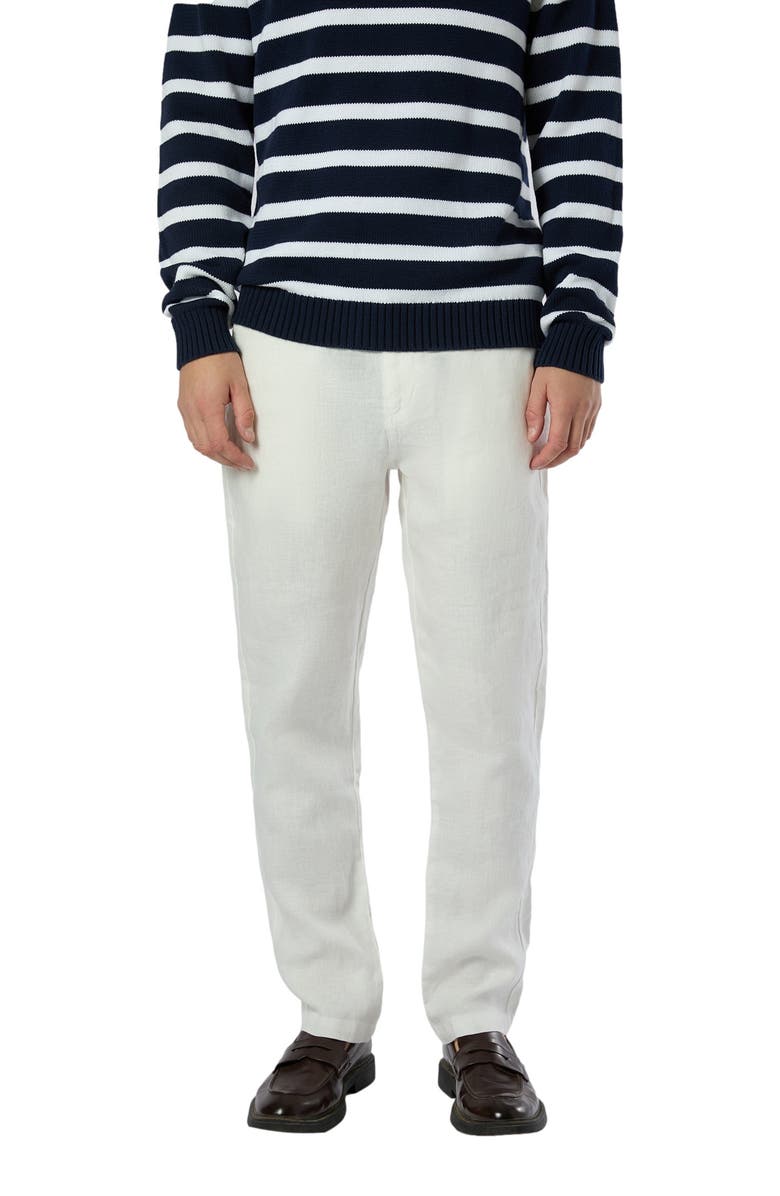 Onia Linen Trouser, Alternate, color, White