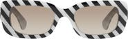 Kurt Geiger London 52mm Rectangular Sunglasses