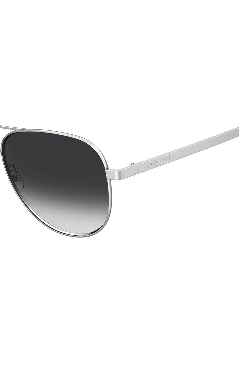 Kate Spade New York Varese Gradient Aviator Sunglasses, Alternate, color, 0010-9O