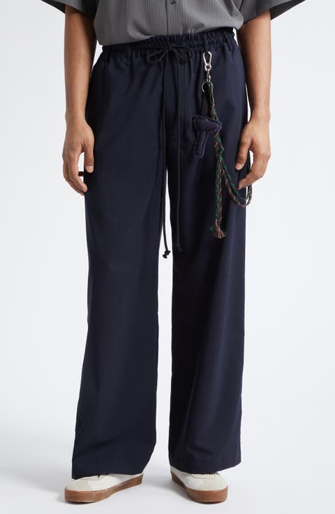 Relaxed Wool Blend Lounge Pants