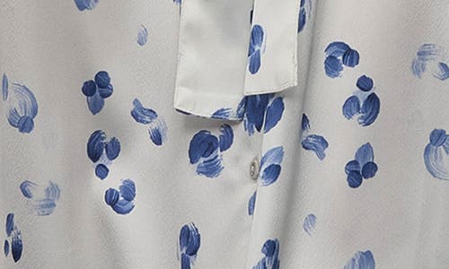 DKNY DKNY FLORAL SLEEVELESS SHIRTDRESS
