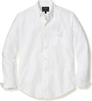 Bonobos Slim Fit Solid White Stretch Cotton Button-Down Oxford Shirt