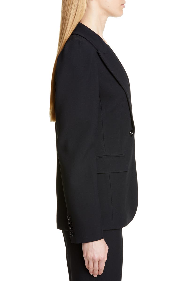 Michael Kors Collection Puff Sleeve Blazer, Alternate, color, 