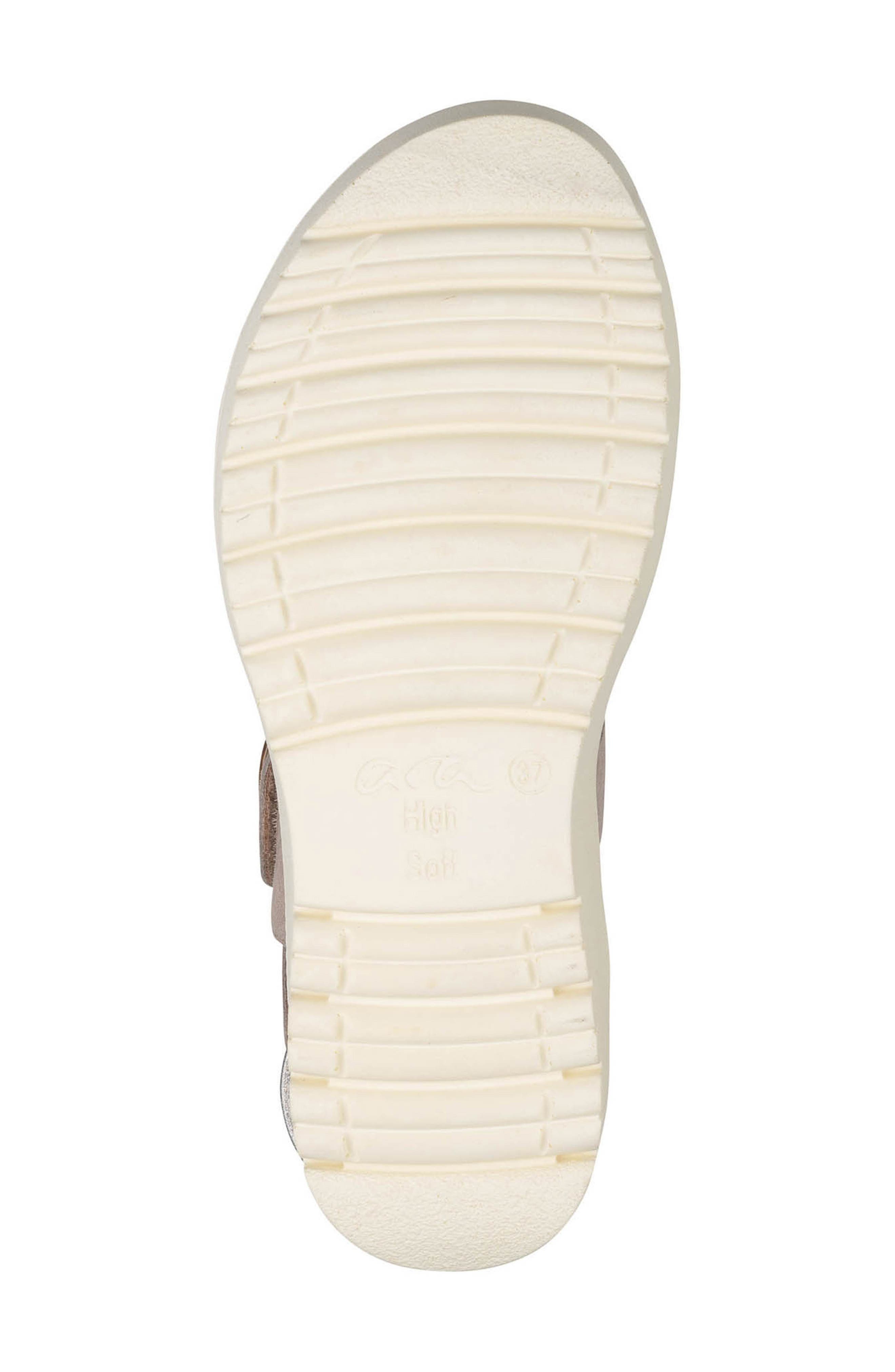 ara Bridgeport Slingback Platform Wedge Sandal, Alternate, color, Sand