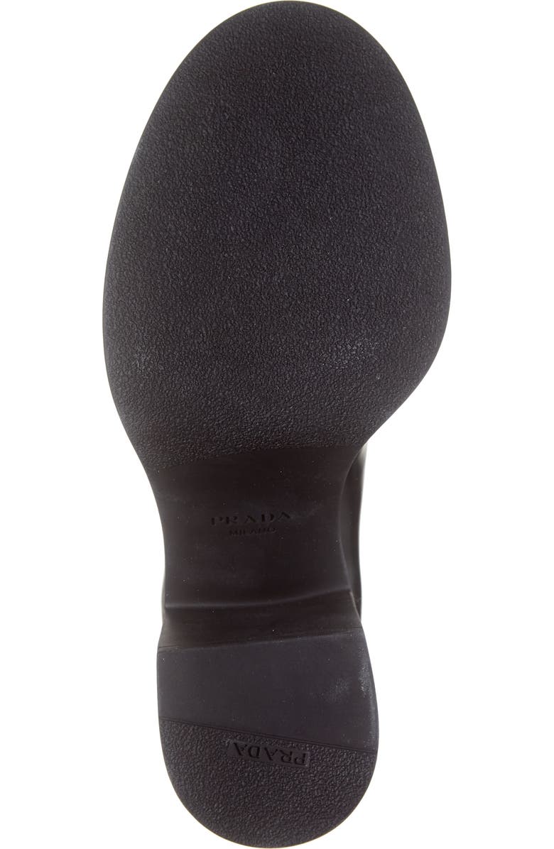 Prada Chocolate Platform Loafer, Alternate, color,