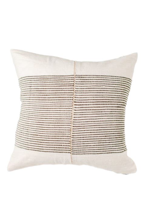 Riviera Hand-Stitch Throw Pillow Cover